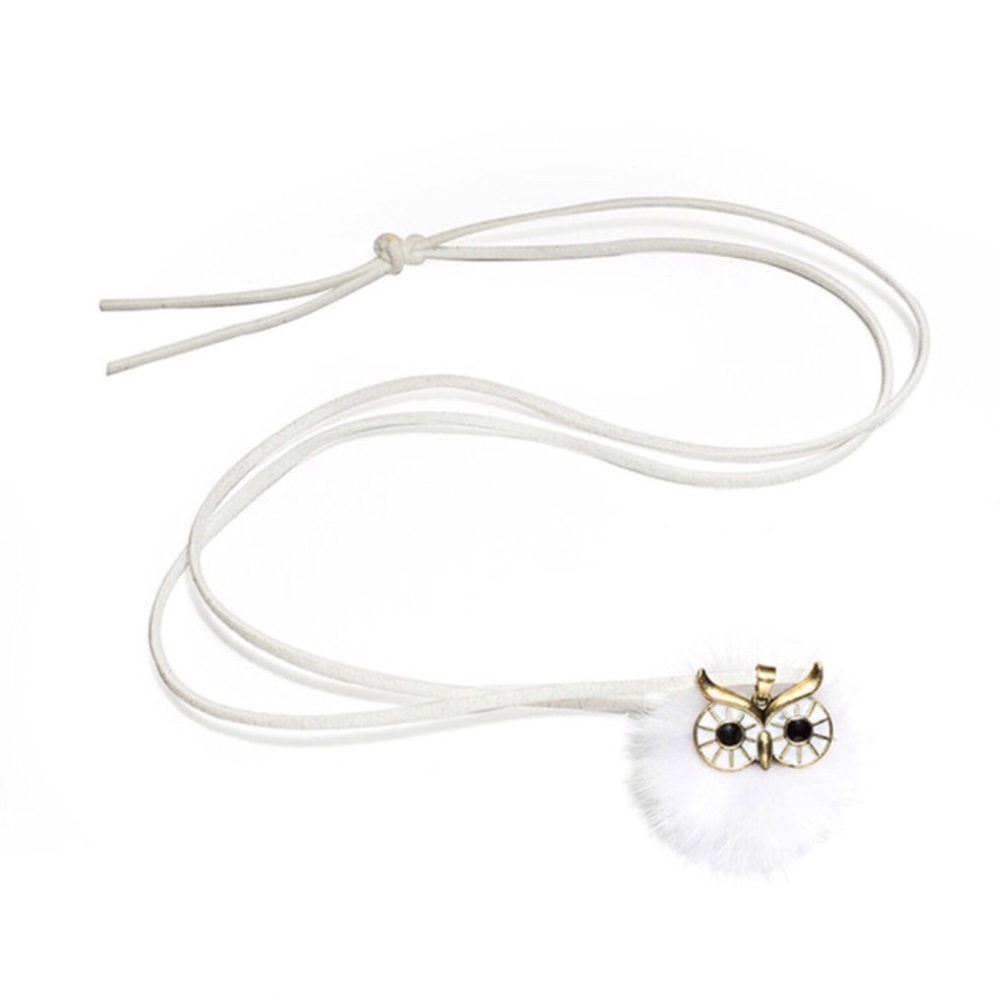 ✨New Item-Owl Pom Pom Necklace - Picture 3 of 3